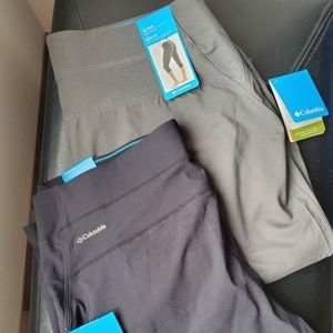 Two pairs Columbia Activewear capris